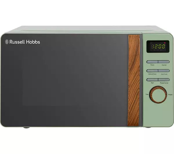 Russell Hobbs RHMD714MG-N 17 Litre Single Microwave Scandi Green - DB Domestic Appliances