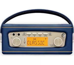 Roberts Radio Revival Uno Solar DAB Radio | Midnight Blue