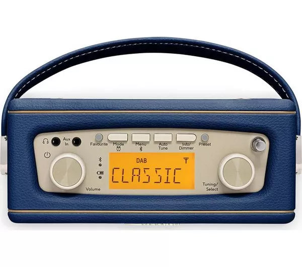 Roberts Radio Revival Uno Solar DAB Radio | Midnight Blue