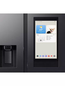 Samsung Bespoke AI Family Hub RS90F66BEFEU Black Plumbed American Fridge Freezer