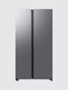 Samsung Bespoke AI Series 7 SpaceMax RS70F68QBT Silver American Fridge Freezer