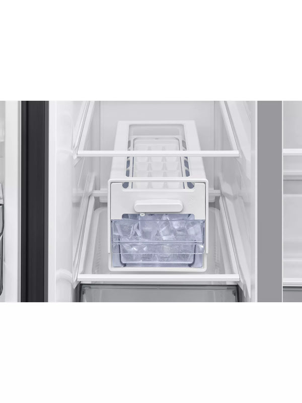 Samsung Bespoke AI Series 7 SpaceMax RS70F68QBT Silver American Fridge Freezer