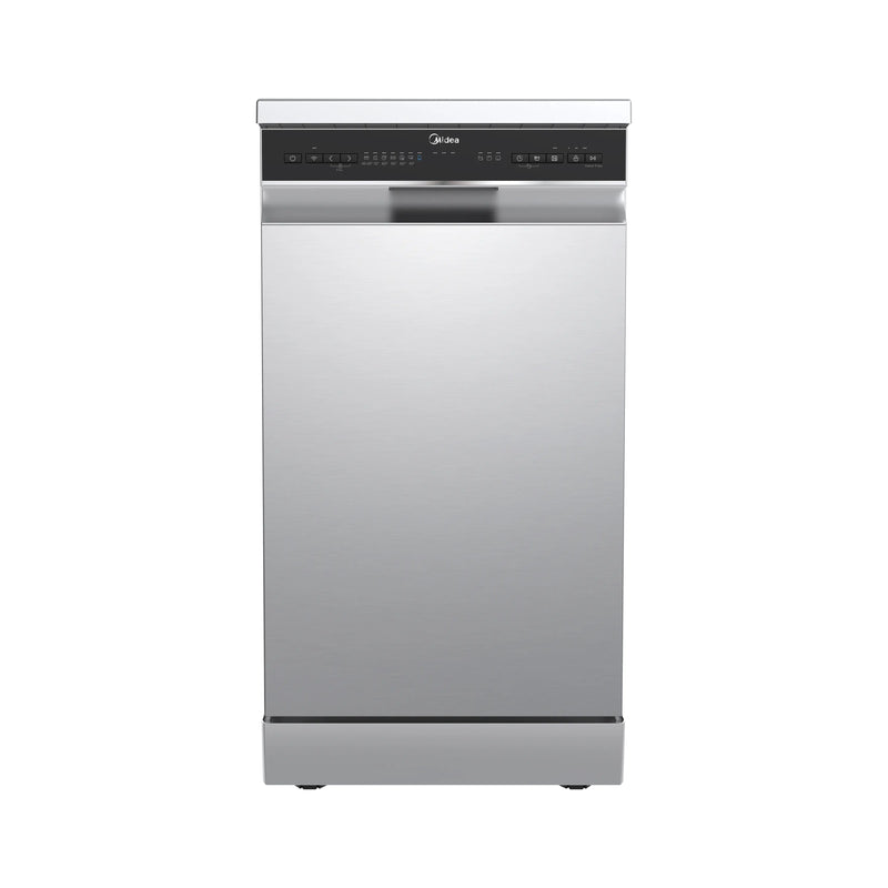 Midea MDWEF1034D/SS Freestanding Slimline Dishwasher