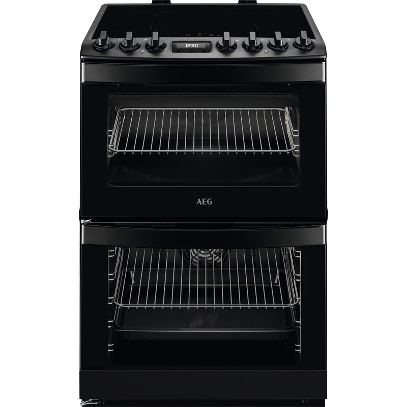 AEG CIB6743MCB 6000 Series SteamBake Freestanding Induction Electric Cooker