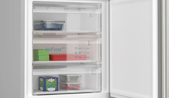 Siemens iQ300 KG49NXIDF Freestanding Fridge Freezer