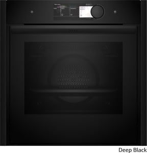 Neff B69CY7MY0 N90 Flex Design Pyrolytic Built In Single Oven Deep Black Trim + Twist Pad Flex®