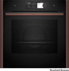 Neff B69VY7MY0 N90 Flex Design Pyrolytic Built In Single Oven Brushed Bronze Trim + Twist Pad Flex®