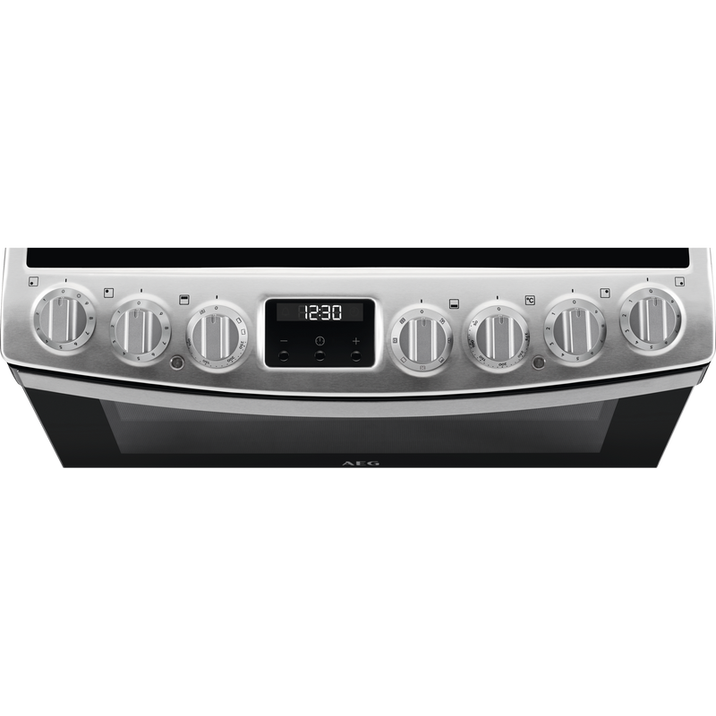 AEG CCB6741ACM 6000 Series Stainless Steel Freestanding Ceramic Electric Cooker