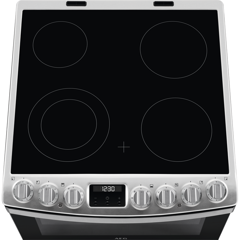 AEG CCB6741ACM 6000 Series Stainless Steel Freestanding Ceramic Electric Cooker