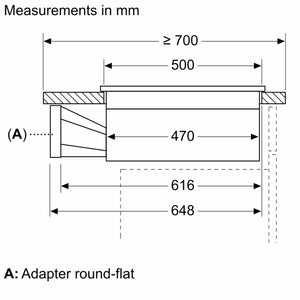 Bosch PVS611B16E Series 4 Vented Hob
