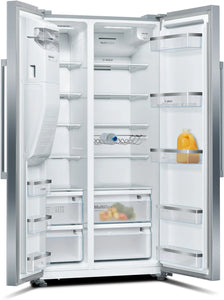 Bosch KAD93AIERG Series 6 Stainless Steel American Fridge Freezer