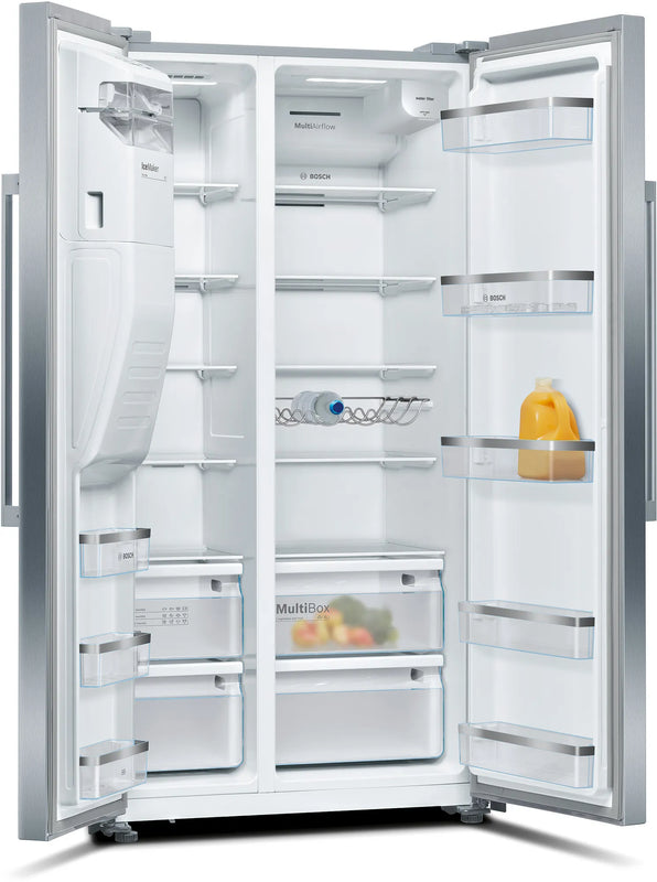 Bosch KAD93AIERG Series 6 Stainless Steel American Fridge Freezer