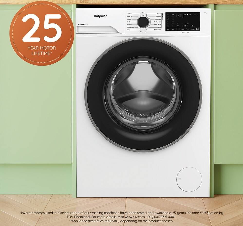 HOTPOINT | 25 YEARS MOTOR LIFETIME