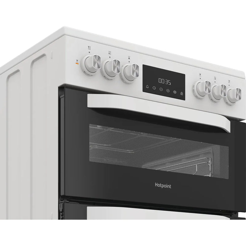 Hotpoint HDD6GDC2W White Freestanding Dual Fuel Cooker