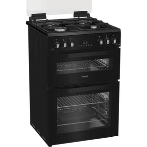Hotpoint HDG6GDCB1 Freestanding Gas Double Cooker
