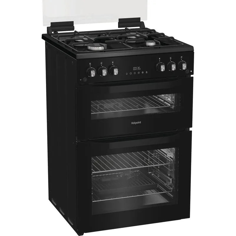 Hotpoint HDG6GDCB1 Freestanding Gas Double Cooker
