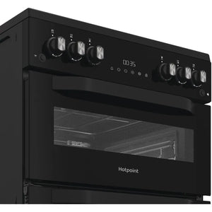 Hotpoint HDG6GDCB1 Freestanding Gas Double Cooker