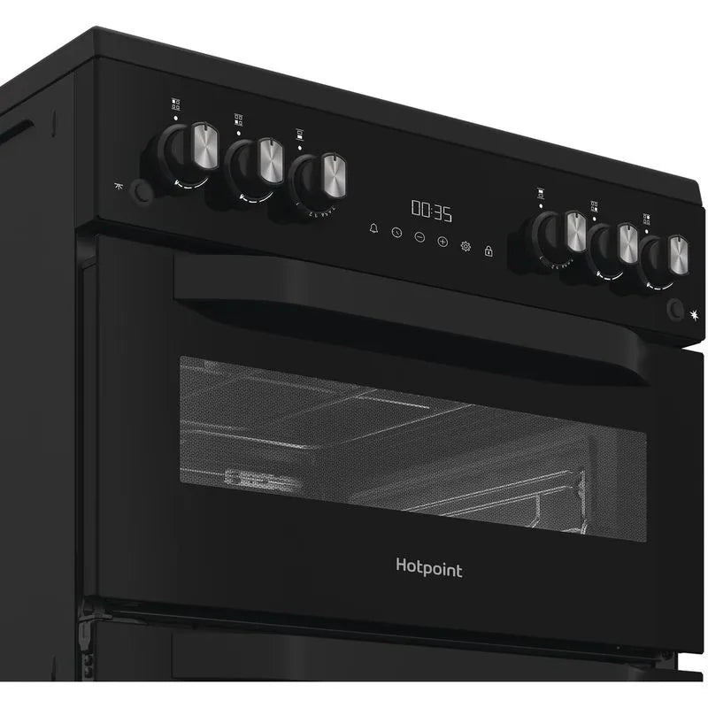 Hotpoint HDG6GDCB1 Freestanding Gas Double Cooker