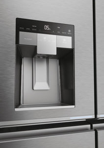 Haier HCR7918EIMP Series 7 American Fridge Freezer Platinum Inox