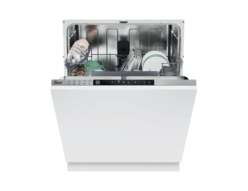 Hoover HI 4E7L0S-80 14 Place Freestanding Full Size Dishwasher