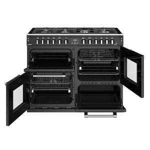 Stoves Richmond S1100DF MK22 Black 110cm Dual Fuel Range Cooker 444411419 - DB Domestic Appliances