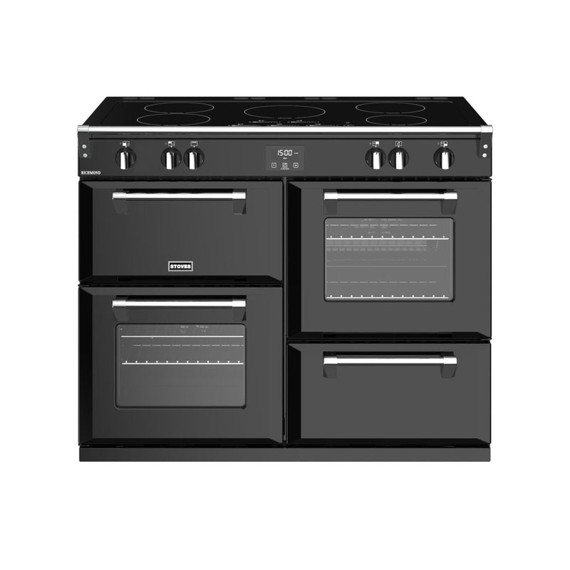 Stoves Richmond S1100Ei MK22 Black 110cm Induction Range Cooker 444411422 - DB Domestic Appliances