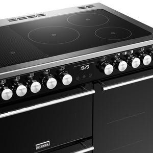 Stoves Precision Deluxe D900Ei RTY Black 90cm Induction Range Cooker 444411488 - DB Domestic Appliances