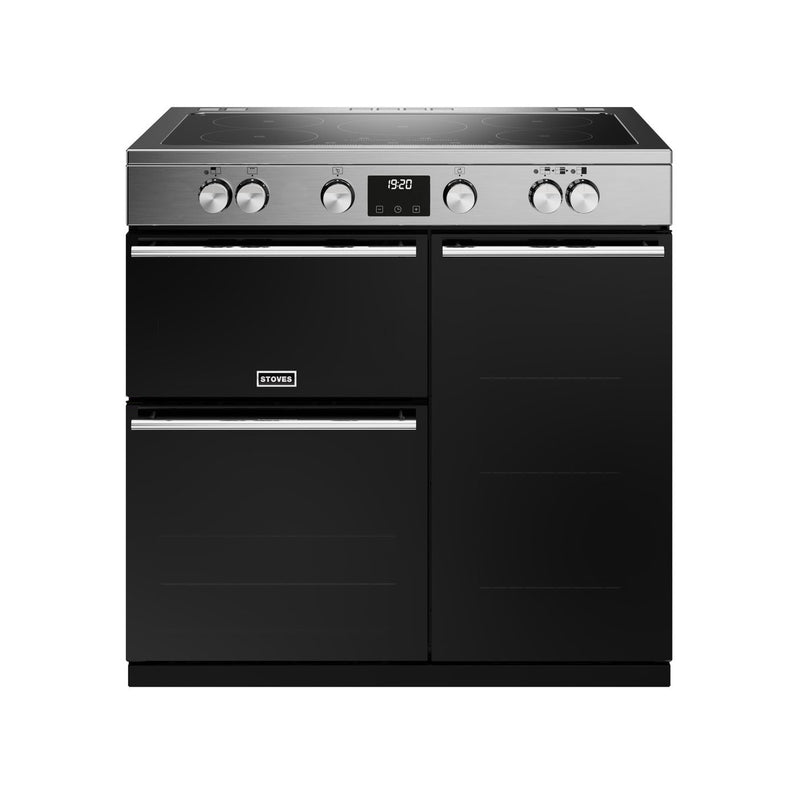 Stoves Precision Deluxe D900Ei TCH Stainless Steel 90cm Induction Range Cooker 444411491 - DB Domestic Appliances