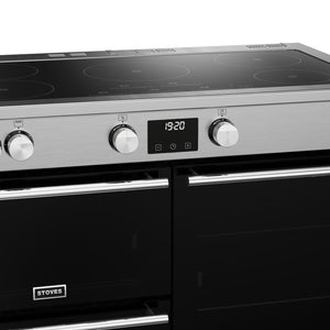 Stoves Precision Deluxe D100Ei TCH Stainless Steel 100cm Induction Range Cooker 444411499 - DB Domestic Appliances