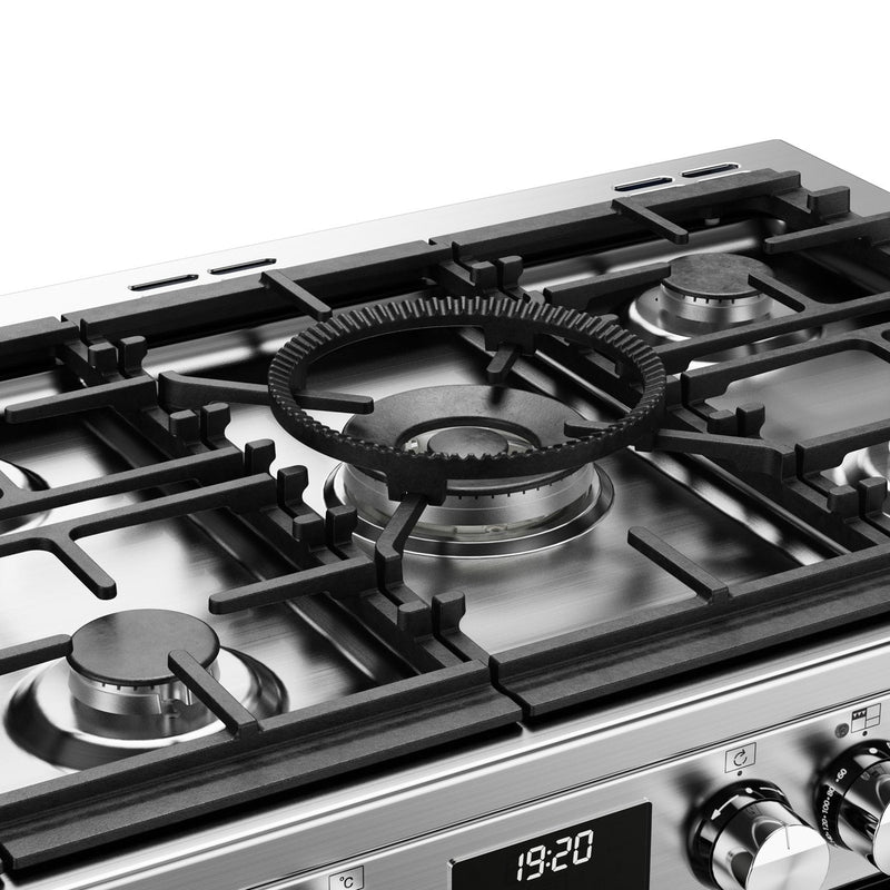 Stoves Precision Deluxe D1100DF Stainless Steel 110cm Dual Fuel Range Cooker 444411502
