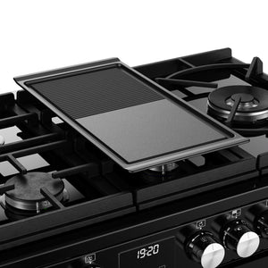 Stoves Precision Deluxe D1100DF GTG Black 110cm Dual Fuel Range Cooker 444411503 - DB Domestic Appliances