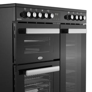 Belling RCA Cookcentre 90E 90cm Ceramic Range Cooker 444411791 Black