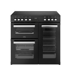 Belling RCA Cookcentre 90E 90cm Ceramic Range Cooker 444411791 Black