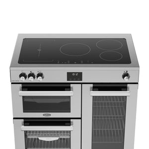 Belling RCA Cookcentre 90Ei 90cm Induction Range Cooker 444411796 Stainless Steel