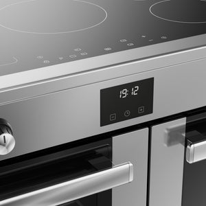 Belling RCA Cookcentre 90Ei 90cm Induction Range Cooker 444411796 Stainless Steel