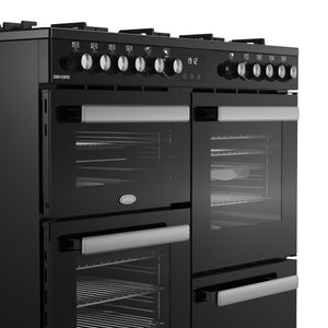 Belling RCA Cookcentre 100DF 100cm Dual Fuel Range Cooker 444411799 Black