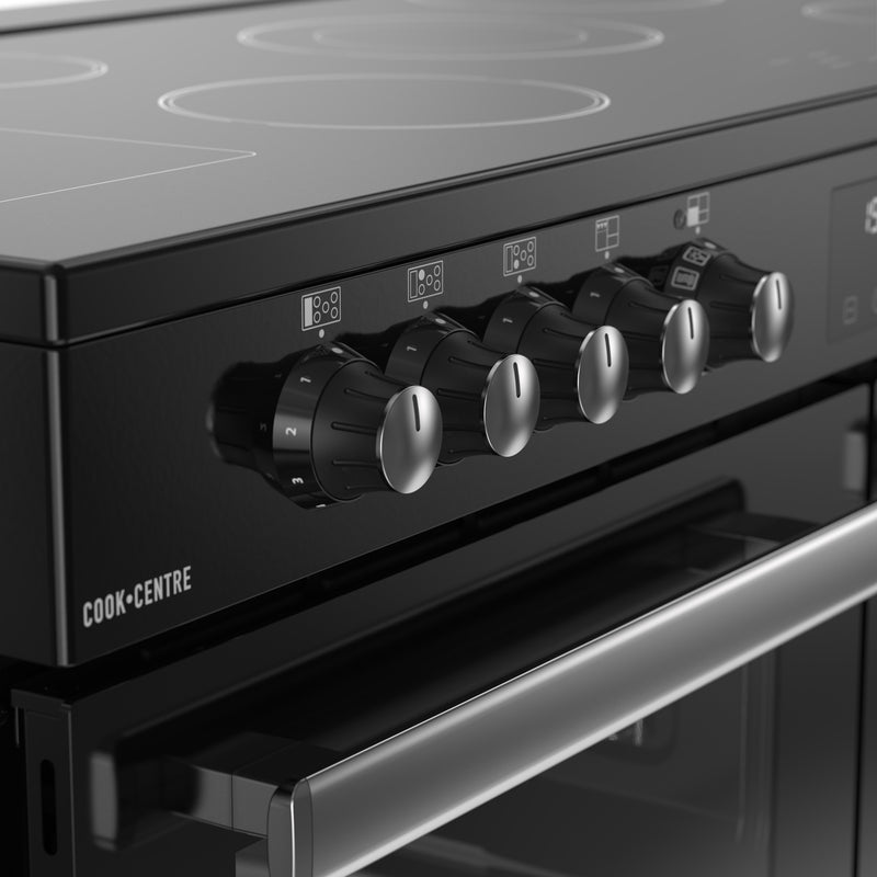 Belling RCA Cookcentre 110E 110cm Ceramic Range Cooker 444411803 Black