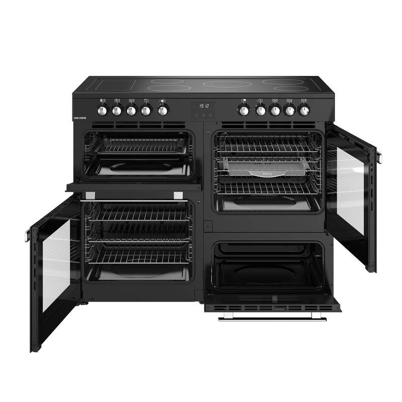 Belling RCA Cookcentre 110E 110cm Ceramic Range Cooker 444411803 Black