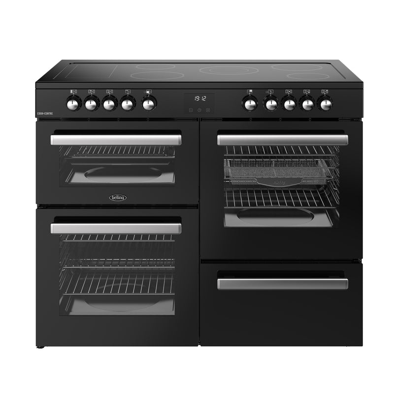Belling RCA Cookcentre 110E 110cm Ceramic Range Cooker 444411803 Black