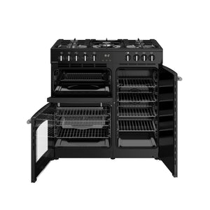 Belling RCA Farmhouse 90DF 90cm Dual Fuel Range Cooker 444411820 Black