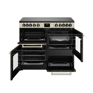 Belling RCA Farmhouse 100E 100cm Ceramic Range Cooker 444411827 Cream