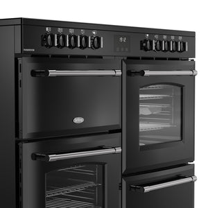 Belling RCA Farmhouse 110E 110cm Ceramic Range Cooker 444411835 Black