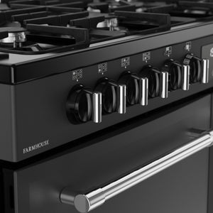 Belling RCA Farmhouse 110DF 110cm Dual Fuel Range Cooker 444411837 Anthracite