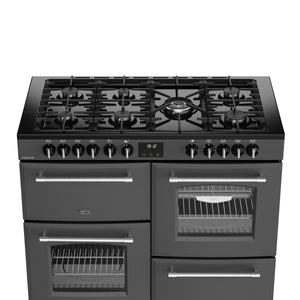 Belling RCA Farmhouse 110DF 110cm Dual Fuel Range Cooker 444411837 Anthracite
