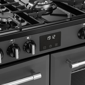 Belling RCA Farmhouse 110DF 110cm Dual Fuel Range Cooker 444411837 Anthracite