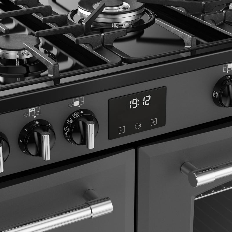 Belling RCA Farmhouse 110DF 110cm Dual Fuel Range Cooker 444411837 Anthracite