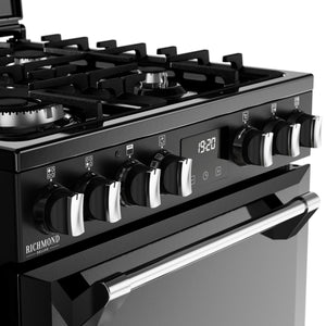 Stoves Richmond Deluxe 444411844 60DF Freestanding Dual Fuel Cooker Black