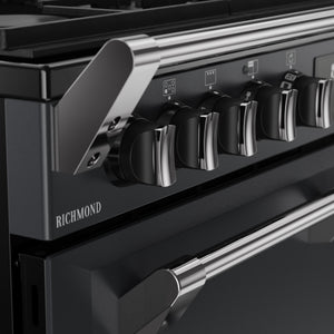 Stoves RCA Richmond 90DF 90cm Dual Fuel Range Cooker 444411849 Anthracite