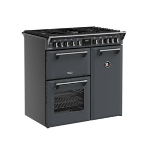 Stoves RCA Richmond 90DF 90cm Dual Fuel Range Cooker 444411849 Anthracite