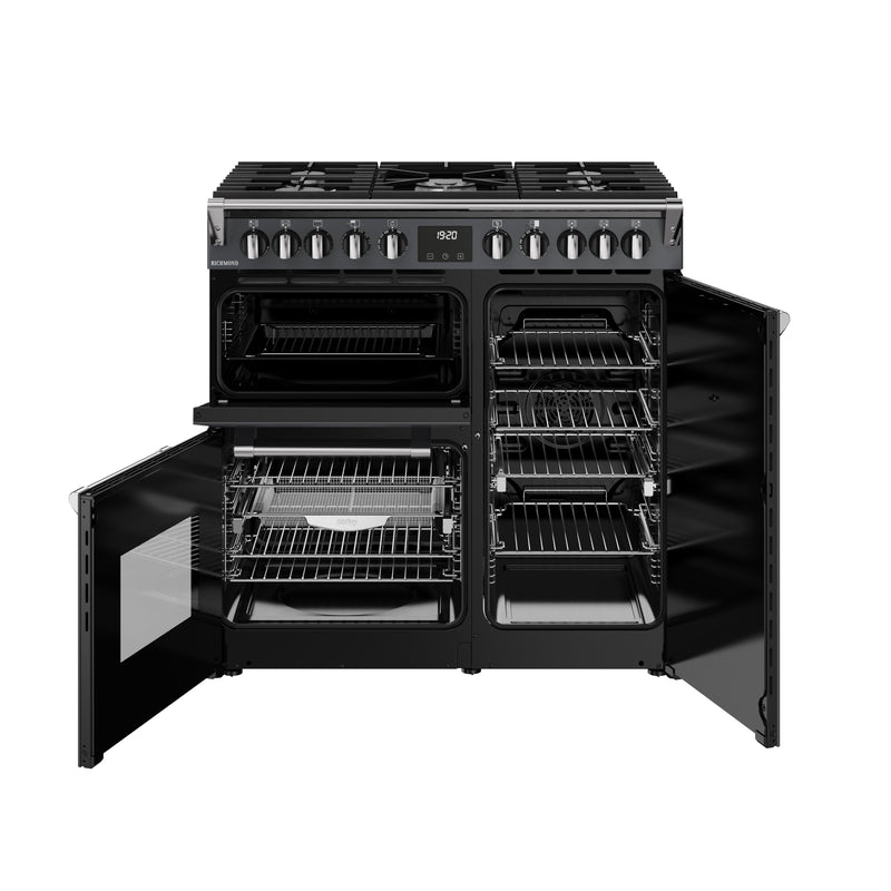 Stoves RCA Richmond 90DF 90cm Dual Fuel Range Cooker 444411849 Anthracite